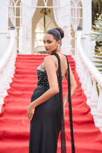 Load image into Gallery viewer, Siren | Corset Drape Skirt | Black