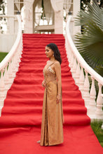 Load image into Gallery viewer, Affair | Pre-draped Saree | Gold