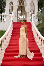 Load image into Gallery viewer, Desire | Corset & Pencil Skirt | Champagne Gold