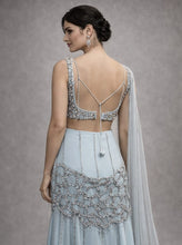 Load image into Gallery viewer, Jasmine Saree - Pastel blue