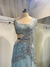 Load image into Gallery viewer, Jasmine Saree - Pastel blue