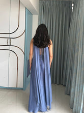 Load image into Gallery viewer, Asfi Champagne crystal drape set | Powder Blue