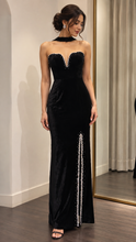 Load image into Gallery viewer, Black velvet | Corset Gown