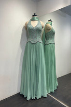 Load image into Gallery viewer, Eden | Pistachio Green | Halter neck
