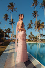 Load image into Gallery viewer, Rose Drapes | Saree | Powder Pink