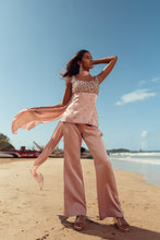 Load image into Gallery viewer, Misty Rose | Corset & Pants | Powder Pink