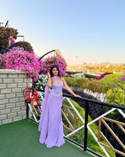 Load image into Gallery viewer, Payal Dhare | Stone Corset Lehenga (Lilac)