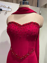 Load image into Gallery viewer, Soumya | Fringe Set | Red Maroon