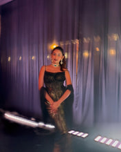 Load image into Gallery viewer, Riya Turkhia | Opal Embellished Corset | Black | Set of Two