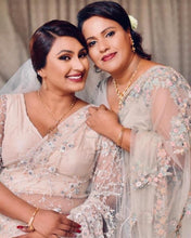 Load image into Gallery viewer, Niroga Custom Mix Bridal Saree | Cream White