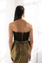 Load image into Gallery viewer, Opal Embellished Corset | Black (3 Piece Set)