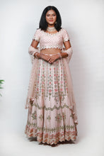 Load image into Gallery viewer, Matilda Mirror Lehenga | Baby Pink