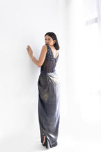 Load image into Gallery viewer, Sapphire Embellished Corset | Navy Blue (2 Piece Set)