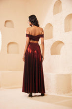 Load image into Gallery viewer, Merlot Cross Shoulder | Maroon | 2 Piece set