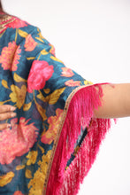 Load image into Gallery viewer, Lilah Kaftan | Printed Floral | Dabka Work