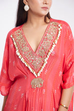 Load image into Gallery viewer, Issa Kaftan | Silk Crepe | Dabka Work