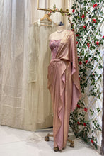 Load image into Gallery viewer, Amber Embellished Corset | Crimson Pink (3 Piece Set)