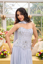 Load image into Gallery viewer, Evelyn | Corset &amp; Flared Skirt | Grey

