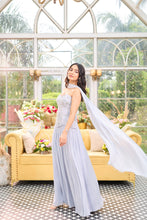 Load image into Gallery viewer, Evelyn | Corset &amp; Flared Skirt | Grey
