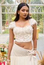 Load image into Gallery viewer, Daisy | Corset &amp; Fit&amp;Flared Skirt | Off White
