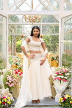 Load image into Gallery viewer, Daisy | Corset &amp; Fit&amp;Flared Skirt | Off White
