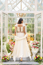 Load image into Gallery viewer, Daisy | Corset &amp; Fit&amp;Flared Skirt | Off White
