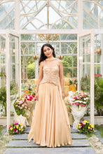 Load image into Gallery viewer, Butterfly | Corset &amp; Flared Pant | Beige
