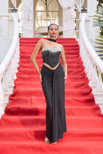 Load image into Gallery viewer, Siren | Corset Drape Skirt | Black
