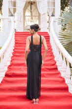 Load image into Gallery viewer, Siren | Corset Drape Skirt | Black
