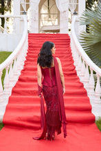 Load image into Gallery viewer, Scarlet | Corset Skirt | Deep Red
