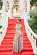 Load image into Gallery viewer, Vesper | Metallic Lehenga | Grey
