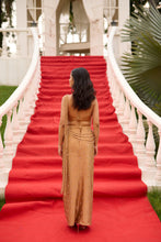 Load image into Gallery viewer, Affair | Pre-draped Saree | Gold
