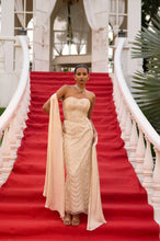 Load image into Gallery viewer, Desire | Corset &amp; Pencil Skirt | Champagne Gold
