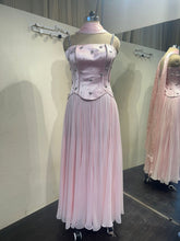 Load image into Gallery viewer, Laxmi Shetty | Baby Pink | Scattered Stone Corset Flared Lehenga

