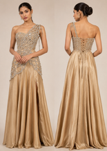 Load image into Gallery viewer, Komal Pandey | Cutwork Lehenga | Nude

