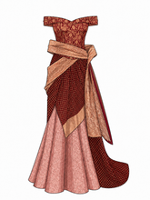 Load image into Gallery viewer, Brocade saree

