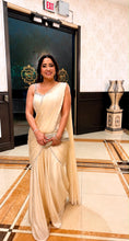 Load image into Gallery viewer, Raveena | Corset Lehenga Saree | Powder Pink
