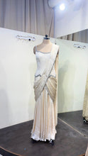 Load image into Gallery viewer, Raveena | Corset Lehenga Saree | Powder Pink
