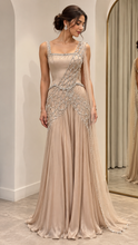 Load image into Gallery viewer, Nyra | Lehenga Saree | Beige
