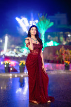 Load image into Gallery viewer, Payal Dhare | Hanging Crystal Saree
