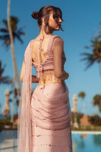 Load image into Gallery viewer, Rose Drapes | Saree | Powder Pink
