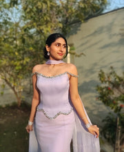 Load image into Gallery viewer, Stone Corset Lehenga | Tye-Dye
