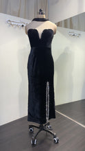 Load image into Gallery viewer, Black velvet | Corset Gown
