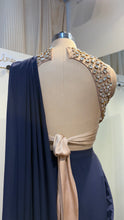 Load image into Gallery viewer, Kystle Blue Saree | Navy Blue
