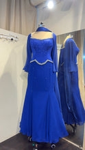 Load image into Gallery viewer, Simran | Stone Lehenga | Electric Blue
