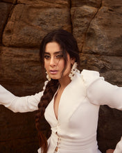 Load image into Gallery viewer, Isha Malviya | Dove White Jacket Skirt
