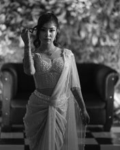 Load image into Gallery viewer, Ranjini Debnath | Hanging Crystal Saree
