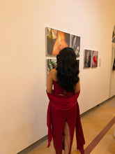 Load image into Gallery viewer, Soumya | Fringe Set | Red Maroon
