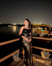 Load image into Gallery viewer, Riya Turkhia | Opal Embellished Corset | Black | Set of Two

