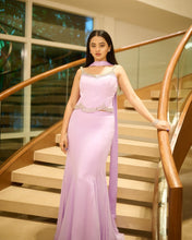 Load image into Gallery viewer, Helly Shah | Stone Corset Lehenga (Lilac)
